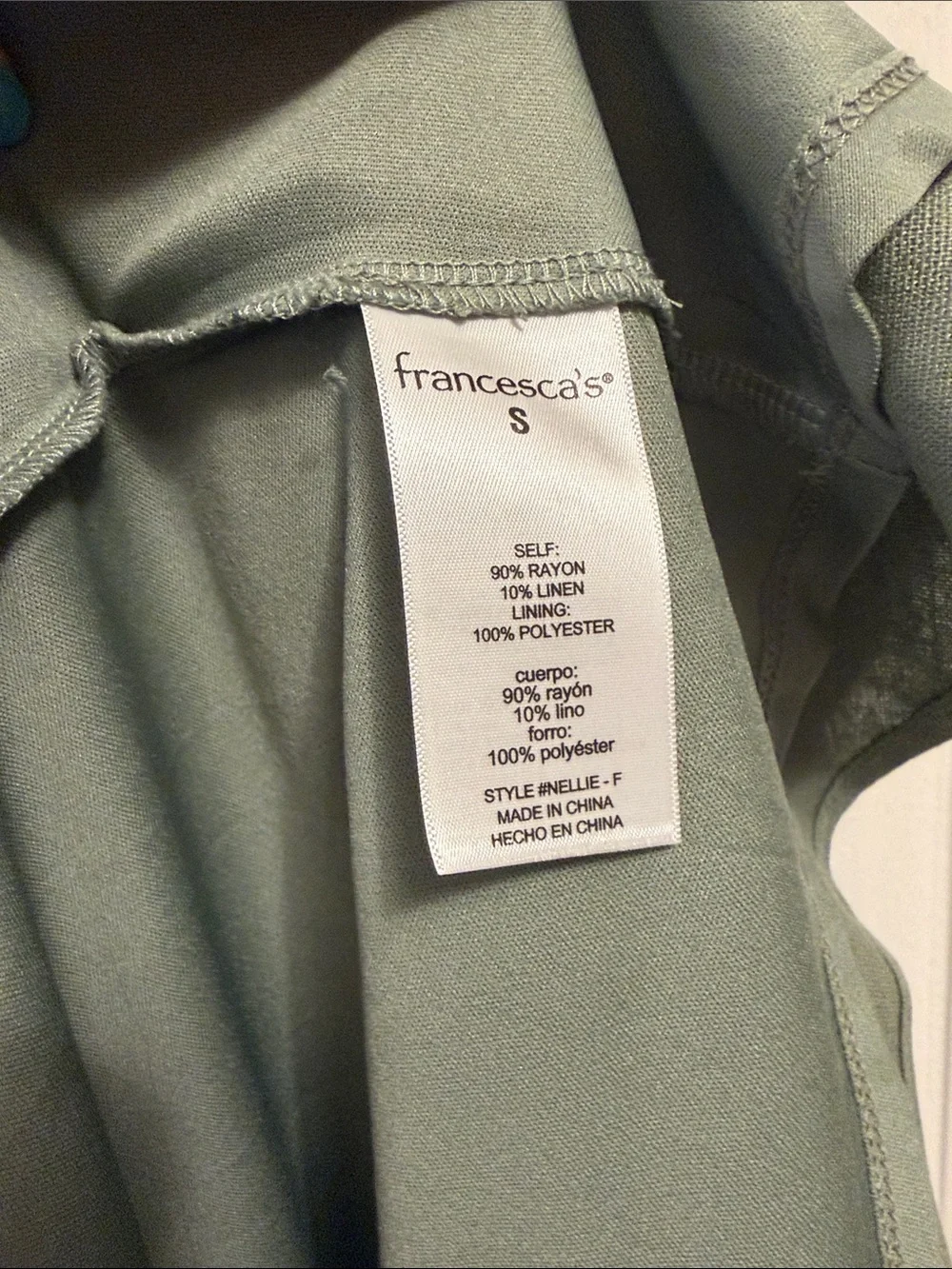 Francesca's Collections Olive Green Ruffle Strap Fit & Flare Dress